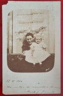 CPA Argentina Circulée To France 1906 - Mère Avec Sa Petite Fille Vêtue De Blanc Posant, Toutes Deux Souriantes - Portraits