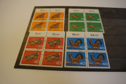 Berlin Michel 250-253 Viererblocks Gestempelt Frankfurt (27357) - Used Stamps
