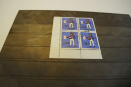 Bund Michel 517 Eckrand Viererblock Gestempelt (27363) - Used Stamps