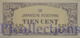 NETHERLANDS INDIES 10 CENTS 1942 PICK 121a UNC - Dutch East Indies