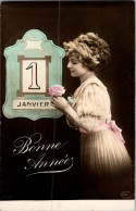 Carte -   Belle Femme ,   Bonne Année       AQ1114 - Frauen