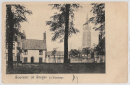 CPA CARTE POSTALE BELGIQUE SOUVENIR DE BRUGES LE BEGUINAGE AVANT 1905 - Other & Unclassified