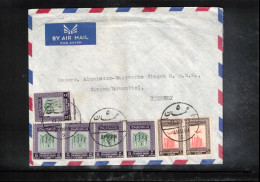 Jordan 1959 Interesting Airmail Letter - Jordanie