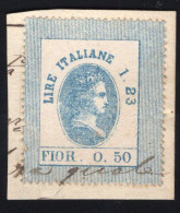 Lombardo Veneto - Marca Da Bollo  Su Frammento - Revenue Stamps