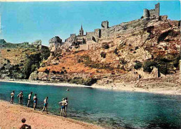 07 - Aigueze - Les Gorges De L'Ardèche - Le Vieux Village D'Aigueze Vu De La Plage De Saint Martin - Flamme Postale De A - Autres & Non Classés