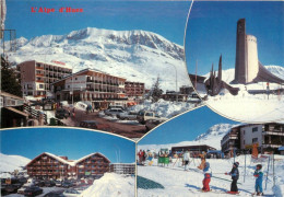 38 - Alpe D'Huez - Multivues - Hiver - Neige - Automobiles - CPM - Carte Neuve - Voir Scans Recto-Verso - Autres & Non Classés