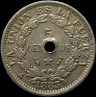 LaZooRo: Bolivia 5 Centavos 1883 UNC - Bolivië