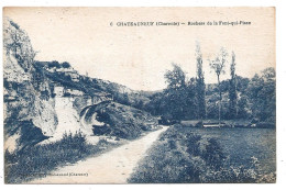 CPA  16  CHATEAUNEUF (Charente)  Rochers De La Font-qui-Pisse  Circulé    ( 2042) - Chateauneuf Sur Charente