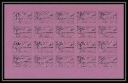 41929 Label Cinderella Vignette La Baule 1922 France Aviation PA Poste Aérienne Airmail Feuille Sheet Non Dentelé Imperf - Luchtvaart