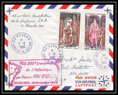 41531 150000 éme Traversée De L'Atlantique Clippers Pan American 1966 Usa Aviation Poste Aérienne Airmail Lettre Cover - 1927-1959 Briefe & Dokumente