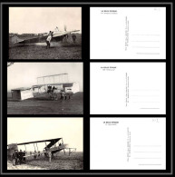 41533 Lot De 3 Cartes Photos La Belle Epoque Farman Biplan ...France Aviation PA Poste Aérienne Airmail - 1927-1959 Brieven & Documenten