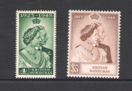 1948 BRITISH Honduras - Stanley Gibbons N. 164-65, Royal Silver Wedding - 2 Valori - MNH** - Otros & Sin Clasificación