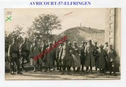 AVRICOURT-57-ELFRINGEN-PRISONNIERS-Octobre 1915-CARTE PHOTO Allemande-GUERRE 14-18-1 WK-Militaria-CP No 154- - Sonstige & Ohne Zuordnung