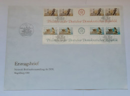 MiNr 3265/6 "Ausstellung Magdeburg 89", "Jumbo"-FDC Mit ESSt. - 1981-1990