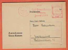 37P - Drucksache - DU-GL Type 3/84 - Unna 18-11-1942 - Private Postwaardestukken