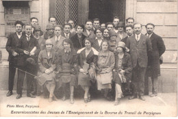 FR66 PERPIGNAN - Moret - Excursionnistes Des Jeunes De L'enseignement De La Bourse Du Travail - Animée - Belle - Perpignan