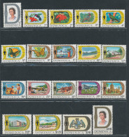 1969 DOMINICA - Stanley Gibbons N. 272/290 - Elisabetta II - Ordinaria 19 Valori MNH** - Otros & Sin Clasificación