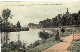 CHATEAU-GONTIER , Rives De La Mayenne Prises Du Chemin De Mirvault - Chateau Gontier