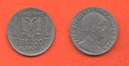 Albania Italiana 0,20 Lek 1939 Shqipni Albanie 0,20 Lekë Magnetic - Albania