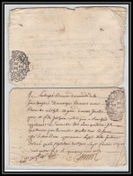 40170/ Généralité De Riom Auvergne Devaux N°298 Indice 5 1723 Lot De 2 Lettre Timbre Fiscal 18ème Siècle - Lettres & Documents