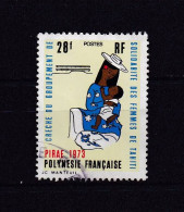 POLYNESIE 1973 TIMBRE N°93 OBLITERE CRECHE - Used Stamps