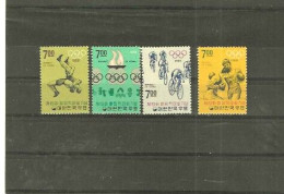 COREA DE SUR Nº 504 AL 507 - Ete 1968: Mexico