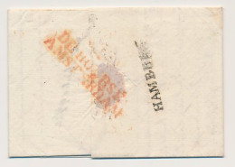 Libau Letland - Hamburg - DEBOURSE AMSTERDAM - Schiedam 1822 - ...-1852 Prephilately