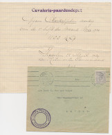 Envelop / Brief Haarlem 1924 - Cavalerie Paardendepot - Netherlands