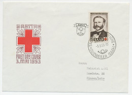 Cover / Postmark Saar / Germany 1953 Red Cross - Henri Dunant - Red Cross
