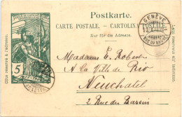 Schweiz - UPU 1900 - Other & Unclassified