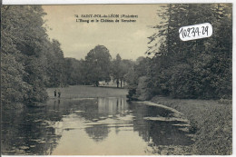 SAINT-POL-DE-LEON- L ETANG ET LE CHATEAU DE KERNEVEZ - Saint-Pol-de-Léon