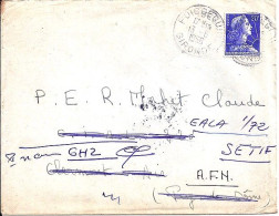 33 / GIRONDE / PUISSEGUIN / OBL.MANU.TYPE A7 / 13.6.58 S.LETTRE - Manual Postmarks