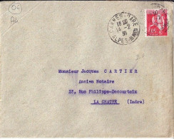 06 / ALPES MARITIMES / CANNES GARE / OBL.MANU. TYPE A4/ 14.2.36  S.LETTRE - Manual Postmarks