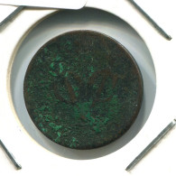 17?? HOLLAND VOC DUIT NIEDERLANDE OSTINDIEN NY COLONIAL PENNY #VOC1878.10.D.A - Nederlands-Indië