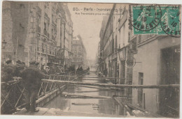 Paris : Inondations 1910 , Rue  Traversière - Paris Flood, 1910