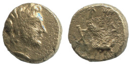 CARIA KAUNOS ALEXANDER CORNUCOPIA HORN 1.6g/14mm GRIECHISCHE Münze #NNN1326.9.D.A - Greek