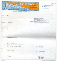 1975  FATTURA  GENOVA   -  GIULIO BIANCHI PERITO INDUSTRIALE - Italien