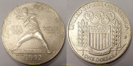 1115 ESTADOS UNIDOS 1992 1992 OLYMPICS D BASBALL 1$ SILVER - Autres & Non Classés