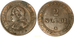 2108 VATICANO 1867 VATICAN 2 SOLDI 1867 - Vatikan