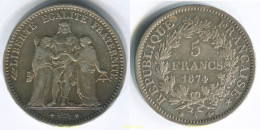 2994 FRANCIA 1874 FRANCE 5 FRANCS 1874 - Other & Unclassified