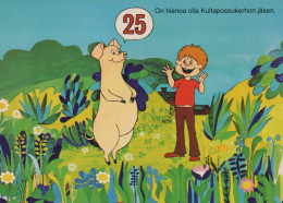 MAIALE Animale Vintage Cartolina CPSM #PBR766.A - Schweine