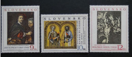 Slovakia 1997 - Paintings, Mi-Nr. 292/94, Yvert 250 - 252, Koloman Sokol, Ján Kupecký, Nardo Di Cione, MNH** - Neufs