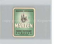 71530346 Bamberg Brauerei Roeckelein Maerzen  Bamberg - Bamberg