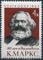 USSR 1963. 145th Birth Anniversary Of Karl Marx (1818-1883) (MNH OG) Stamp - Unused Stamps