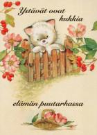 CAT KITTY Animals Vintage Postcard CPSM #PBQ993.GB - Katzen