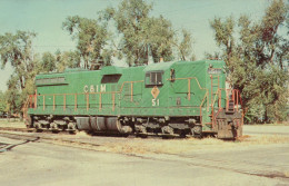 TREN TRANSPORTE Ferroviario Vintage Tarjeta Postal CPSMF #PAA642.ES - Trains