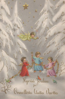 ENGEL WEIHNACHTSFERIEN Vintage Ansichtskarte Postkarte CPSMPF #PAG846.DE - Angels