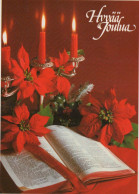 Neujahr Weihnachten KERZE Vintage Ansichtskarte Postkarte CPSM #PAY341.DE - New Year