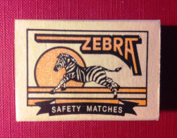 Scatola Fiammiferi Di Sicurezza -Safety Match Box, Full- Zebra. Vente En Cote D'Ivoire - Luciferdozen