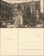 Ansichtskarte Wolfenbüttel Herzog August-Brunnen Mit Rathaus 1913 - Wolfenbüttel